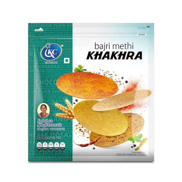 Buy Online Bajri Methi Khakhra | Induben Khakhrawala | Get Latest Price Recipe Of Bajri Methi Khakhra