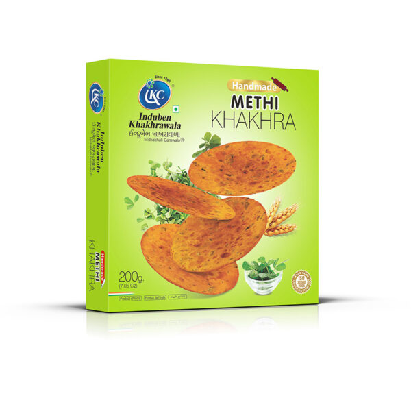 Buy Online Handmade Methi Khakhra Khakhra | Induben Khakhrawala | Get Latest Price Recipe Of Handmade Methi Khakhra Khakhra